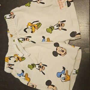 Cartoon Character Print Shorts